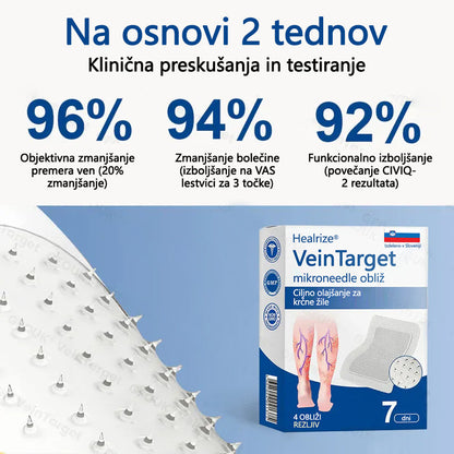 Healrize® VeinTarget mikroiglični obliž🏆